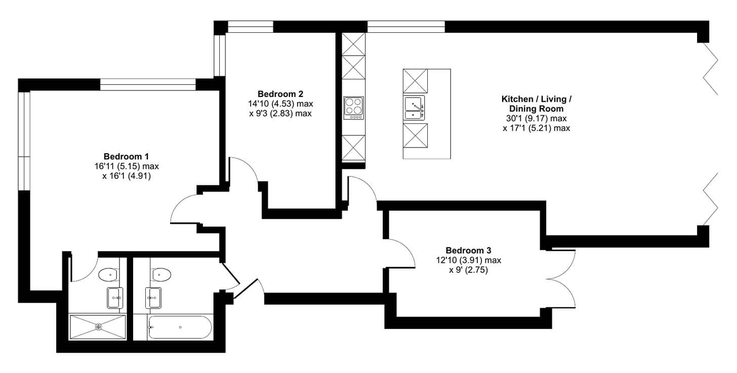 the-garden-apartments-apartment-1-floor-plan